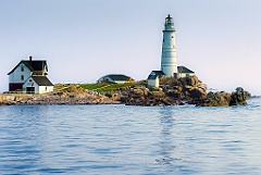 Quiet Morning at Boston Harbor Lighthouse
